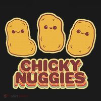 Chicky Nuggies Cute Retro Kawaii Chicken Nuggets Nuggs Meme Women's Tank Top thumb 5