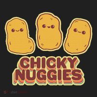 Chicky Nuggies Cute Retro Kawaii Chicken Nuggets Nuggs Meme Hat thumb 2