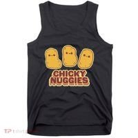 Chicky Nuggies Cute Retro Kawaii Chicken Nuggets Nuggs Meme Tank Top thumb 0