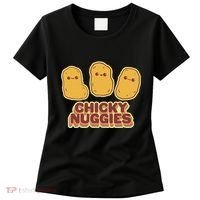 Chicky Nuggies Cute Retro Kawaii Chicken Nuggets Nuggs Meme Women's T-Shirt thumb 0