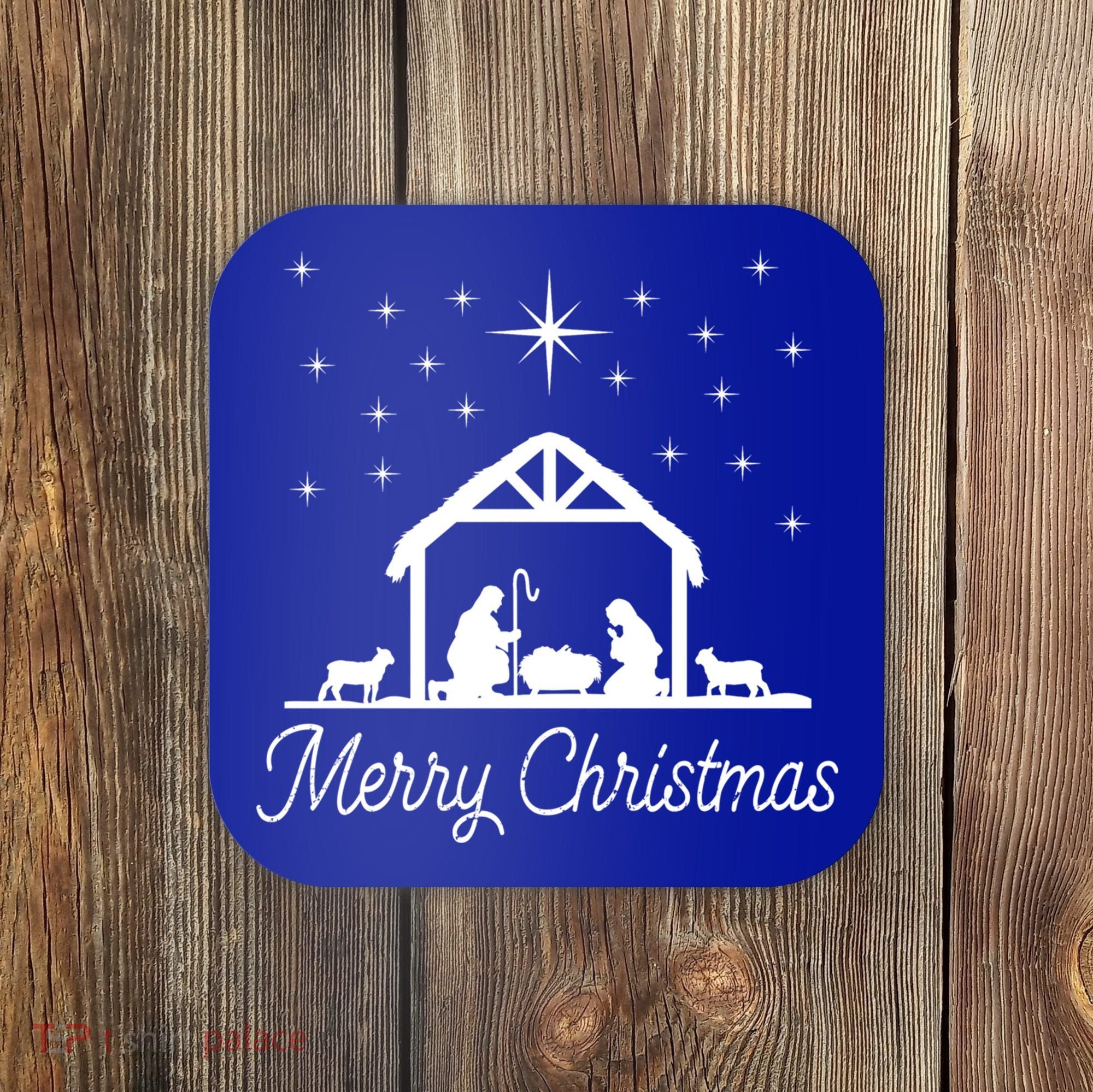 Christmas Nativity Costume Merry Christmas Christian Gift Coaster