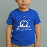 Christmas Nativity Costume Merry Christmas Christian Gift Toddler T-Shirt thumb 2