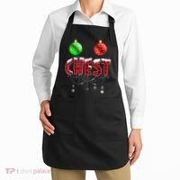 Chest Nuts Christmas Shirt Funny Matching Couple Chestnuts Apron thumb 2