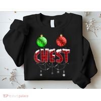 Chest Nuts Christmas Shirt Funny Matching Couple Chestnuts Sweatshirt thumb 2