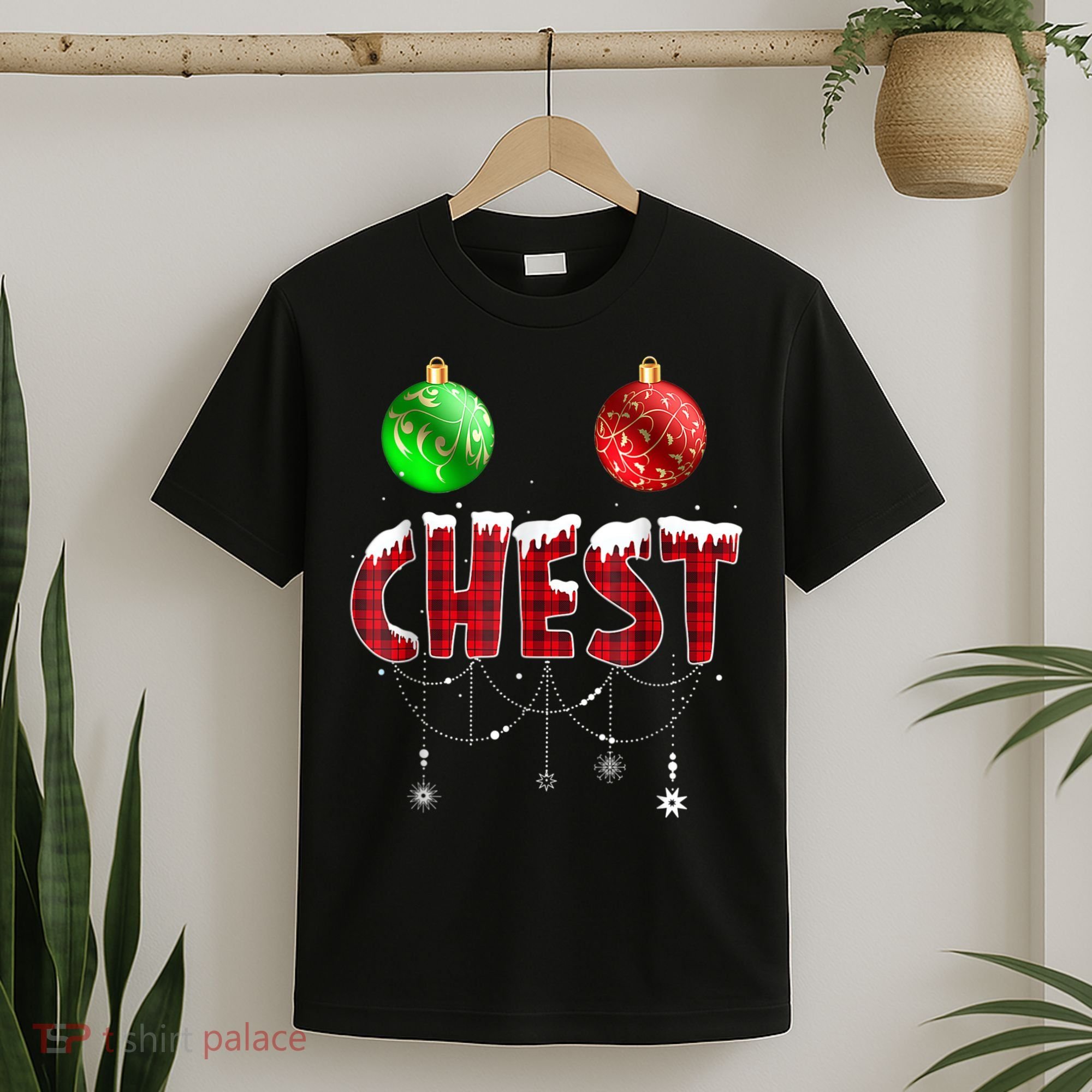 Chest Nuts Christmas Shirt Funny Matching Couple Chestnuts T-Shirt