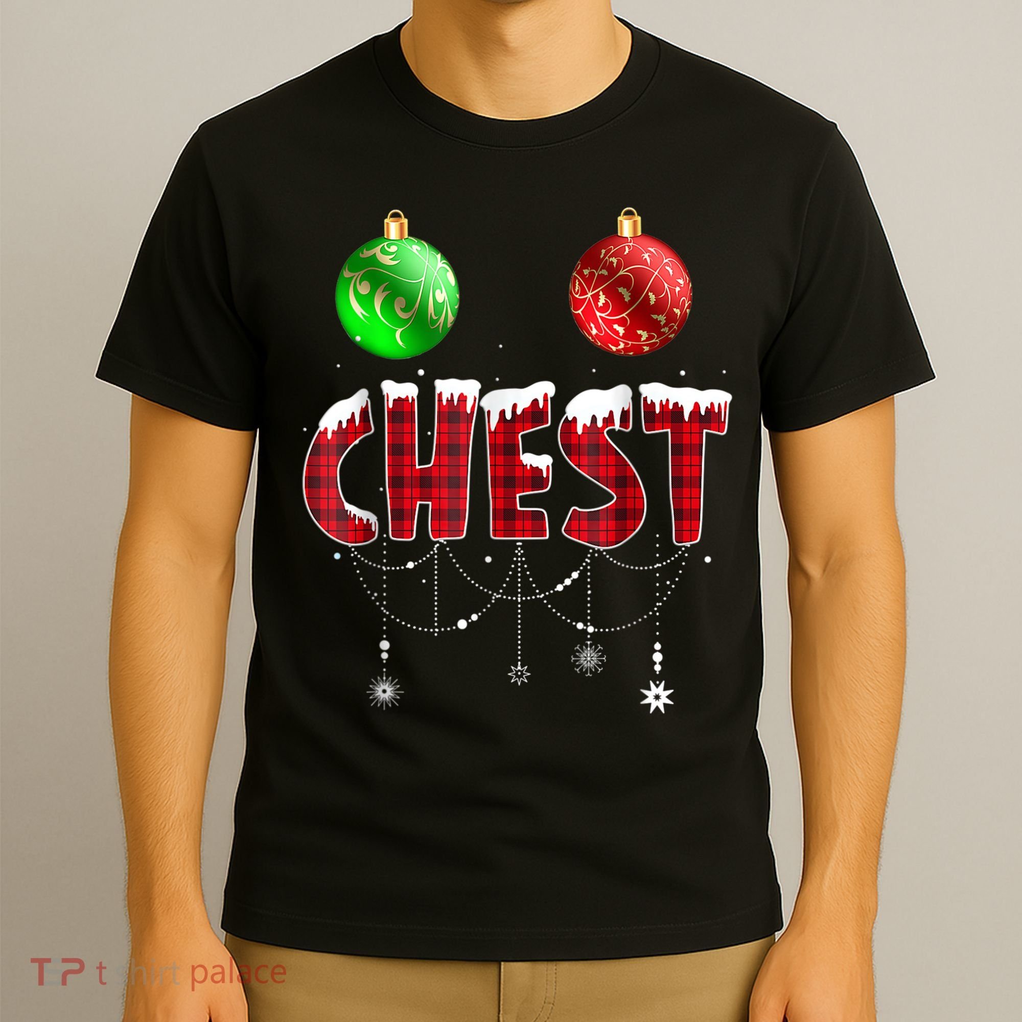 Chest Nuts Christmas Shirt Funny Matching Couple Chestnuts T-Shirt