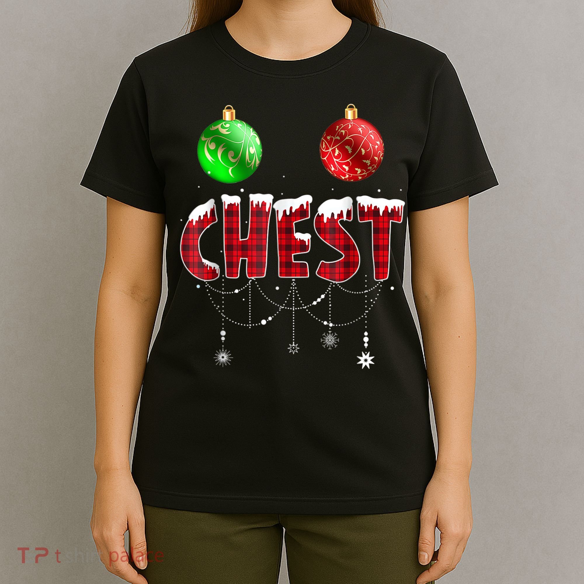 Chest Nuts Christmas Shirt Funny Matching Couple Chestnuts T-Shirt