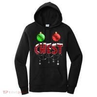 Chest Nuts Christmas Shirt Funny Matching Couple Chestnuts Women's Hoodie thumb 0