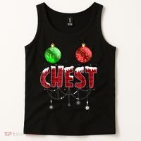 Chest Nuts Christmas Shirt Funny Matching Couple Chestnuts Tank Top thumb 2