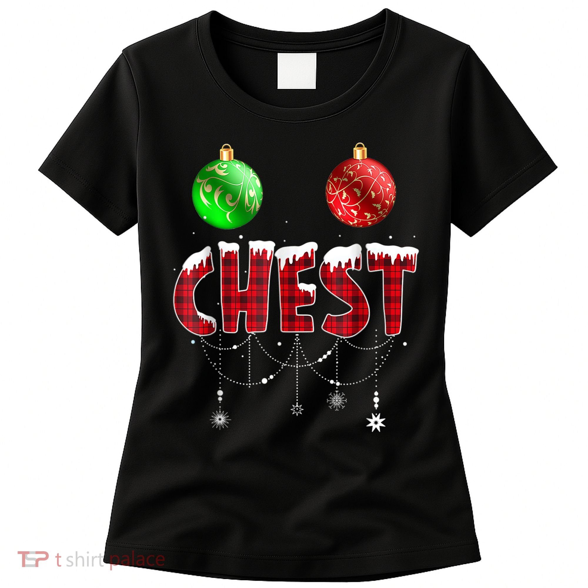 Chest Nuts Christmas Shirt Funny Matching Couple Chestnuts Women's T-Shirt