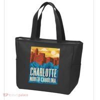 Charlotte North Carolina City Sunset Tote Bag thumb 3