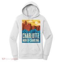 Charlotte North Carolina City Sunset Women's Hoodie thumb 0