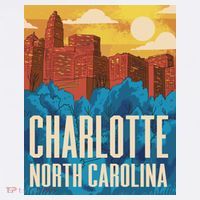 Charlotte North Carolina City Sunset Women's Hoodie thumb 2