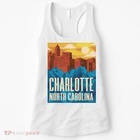 Charlotte North Carolina City Sunset Women's Tank Top thumb 0