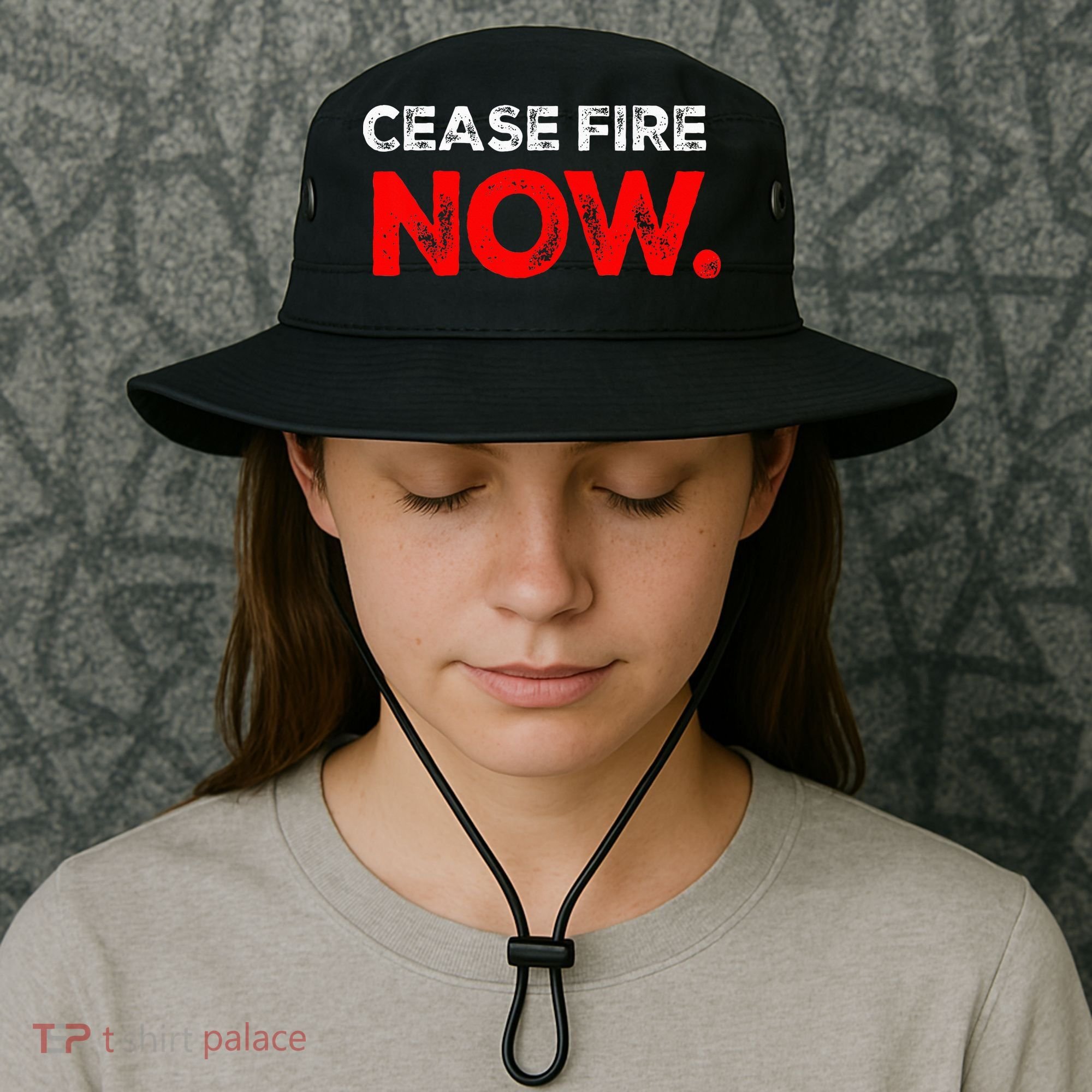 Ceasefire NOW Bucket Hat