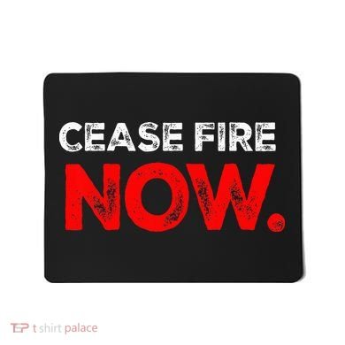 Ceasefire NOW Mousepad