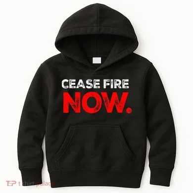 Ceasefire NOW Kids Hoodie