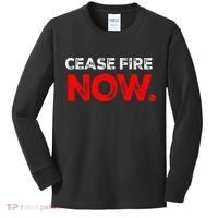 Ceasefire NOW Kids Long Sleeve Shirt thumb 0