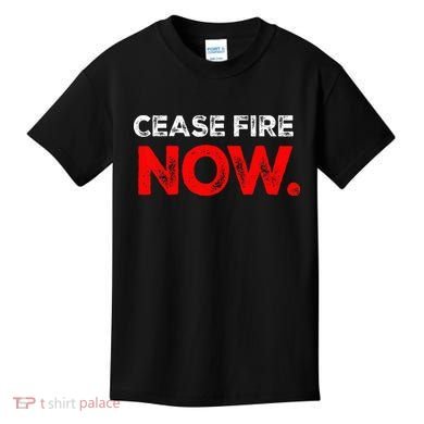Ceasefire NOW Kids T-Shirt