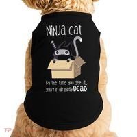 Cute Ninja Cat Doggie Tank thumb 0