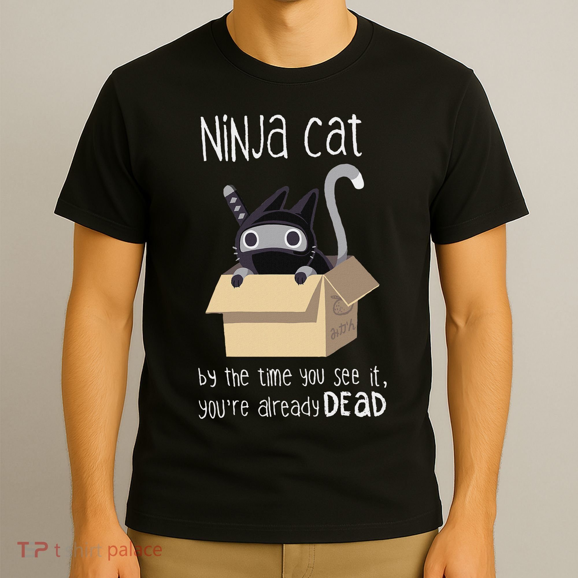 Cute Ninja Cat T-Shirt