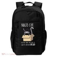Cute Ninja Cat Backpack thumb 0