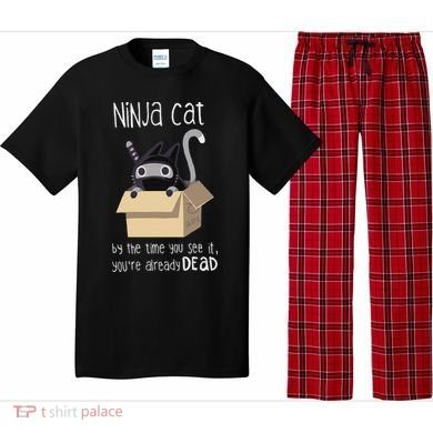 Cute Ninja Cat Pajama Set