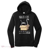 Cute Ninja Cat Women's Hoodie thumb 0