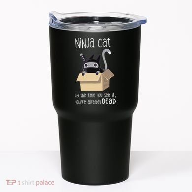 Cute Ninja Cat Tumbler