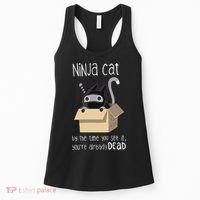 Cute Ninja Cat Women's Tank Top thumb 0