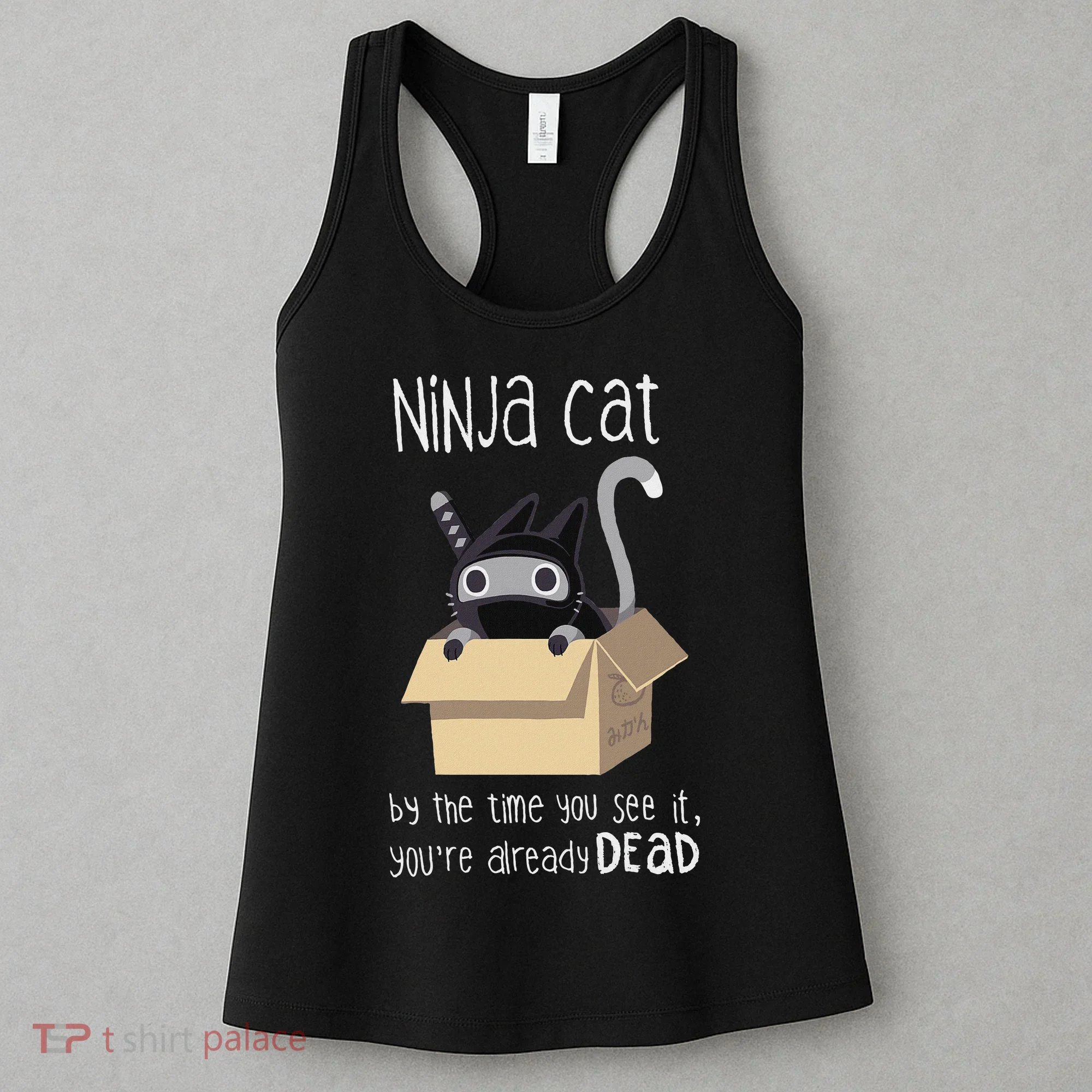 Cute Ninja Cat Women's Tank Top