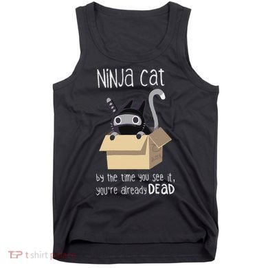 Cute Ninja Cat Tank Top