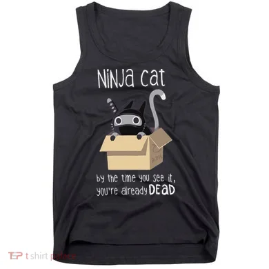 Cute Ninja Cat Tank Top