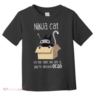 Cute Ninja Cat Toddler T-Shirt