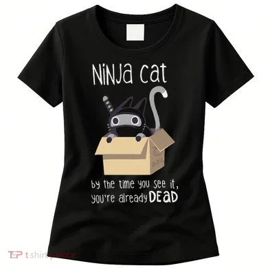 Cute Ninja Cat Women's T-Shirt