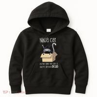 Cute Ninja Cat Kids Hoodie thumb 0