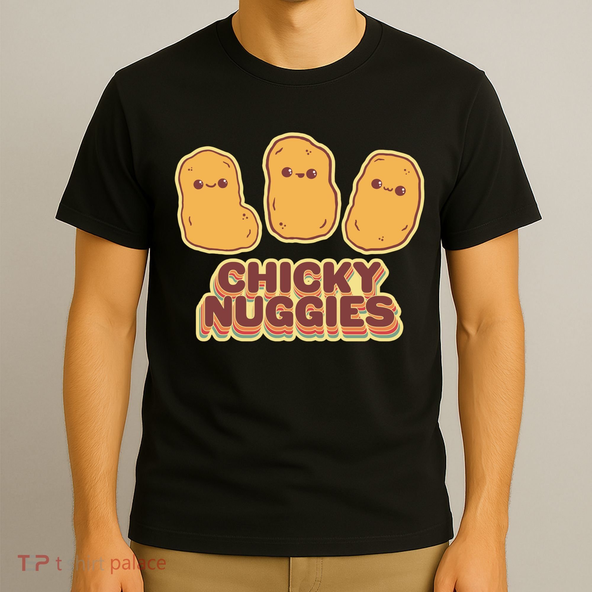 Chicky Nuggies Cute Retro Kawaii Chicken Nuggets Nuggs Meme T-Shirt