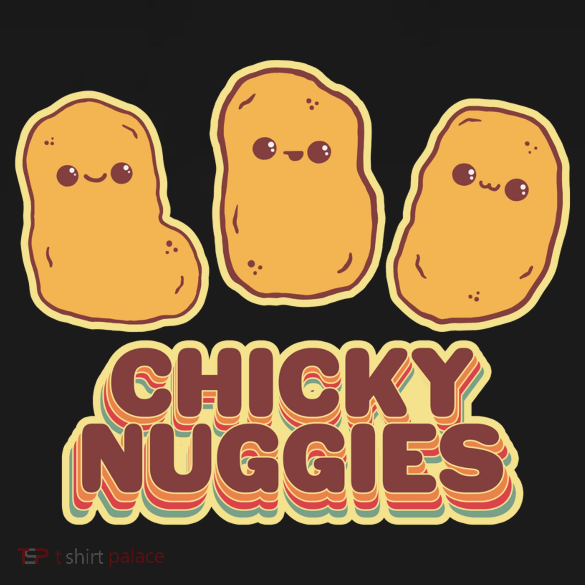 Chicky Nuggies Cute Retro Kawaii Chicken Nuggets Nuggs Meme T-Shirt
