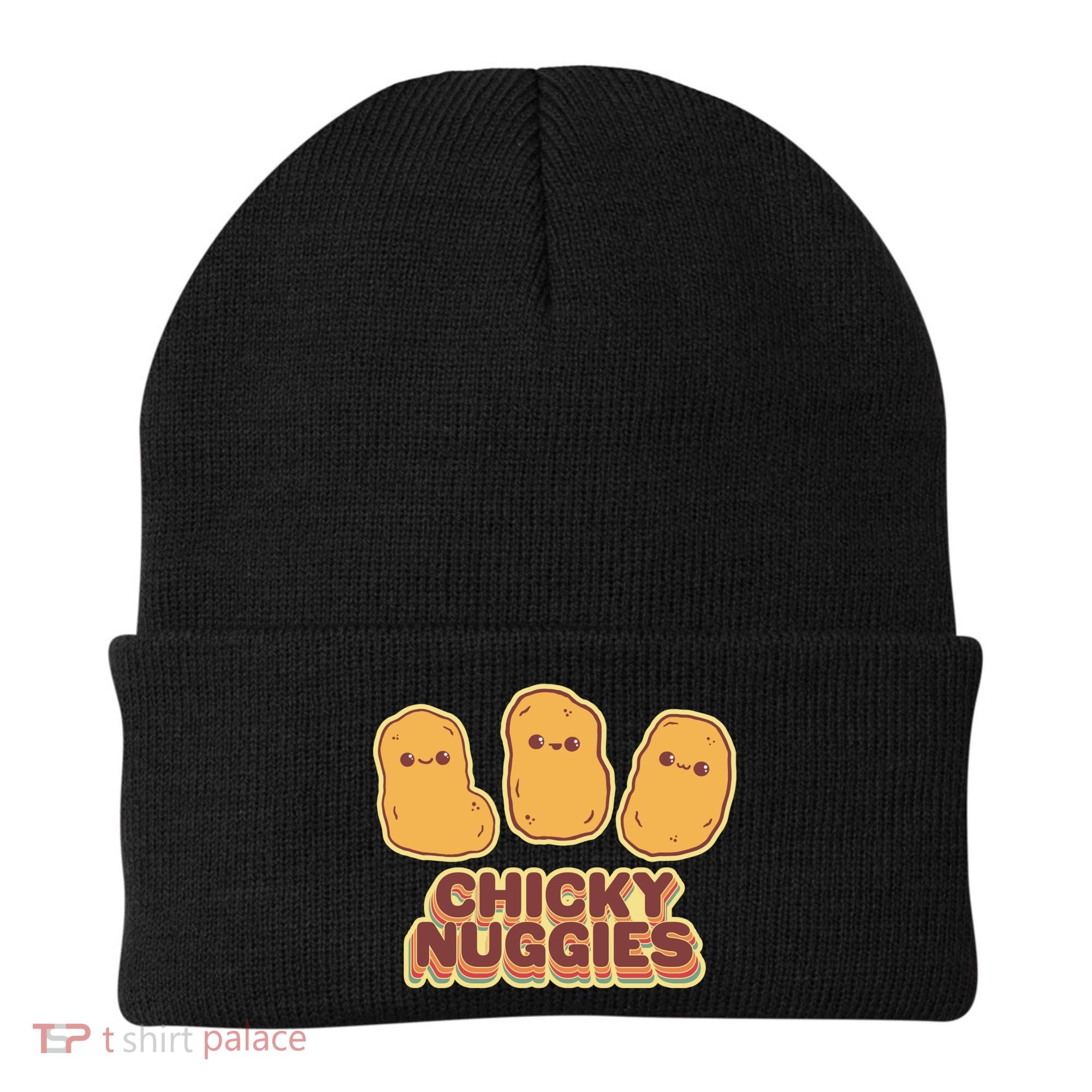 Chicky Nuggies Cute Retro Kawaii Chicken Nuggets Nuggs Meme Beanie