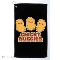 Chicky Nuggies Cute Retro Kawaii Chicken Nuggets Nuggs Meme Golf Towel thumb 0