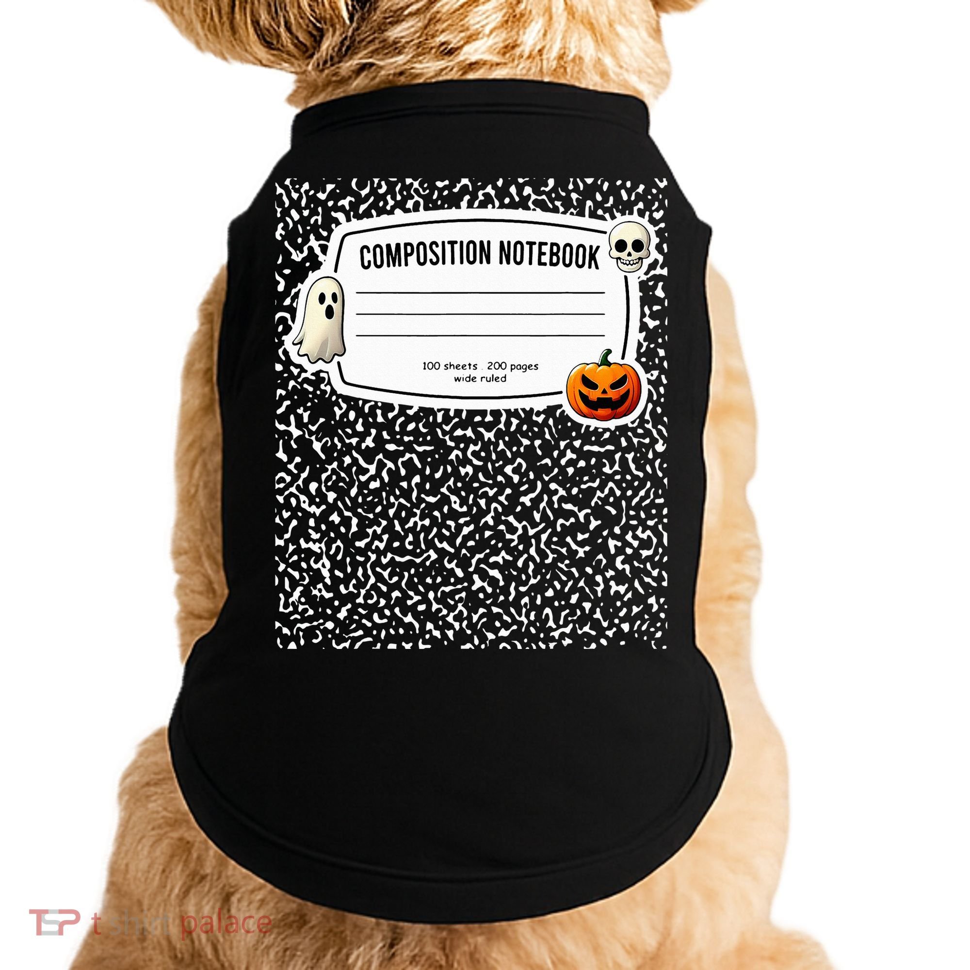 Composition Notebook Costume Adult Halloween For Teachers Doggie Tank
