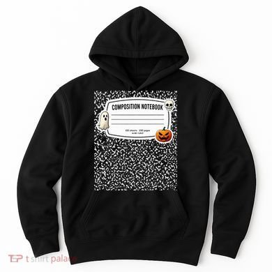Composition Notebook Costume Adult Halloween For Teachers Hoodie