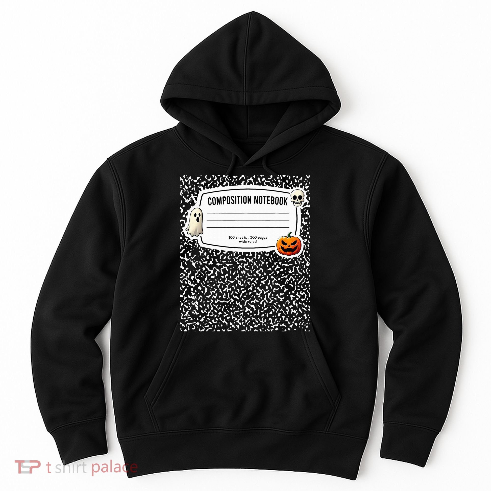 Composition Notebook Costume Adult Halloween For Teachers Hoodie