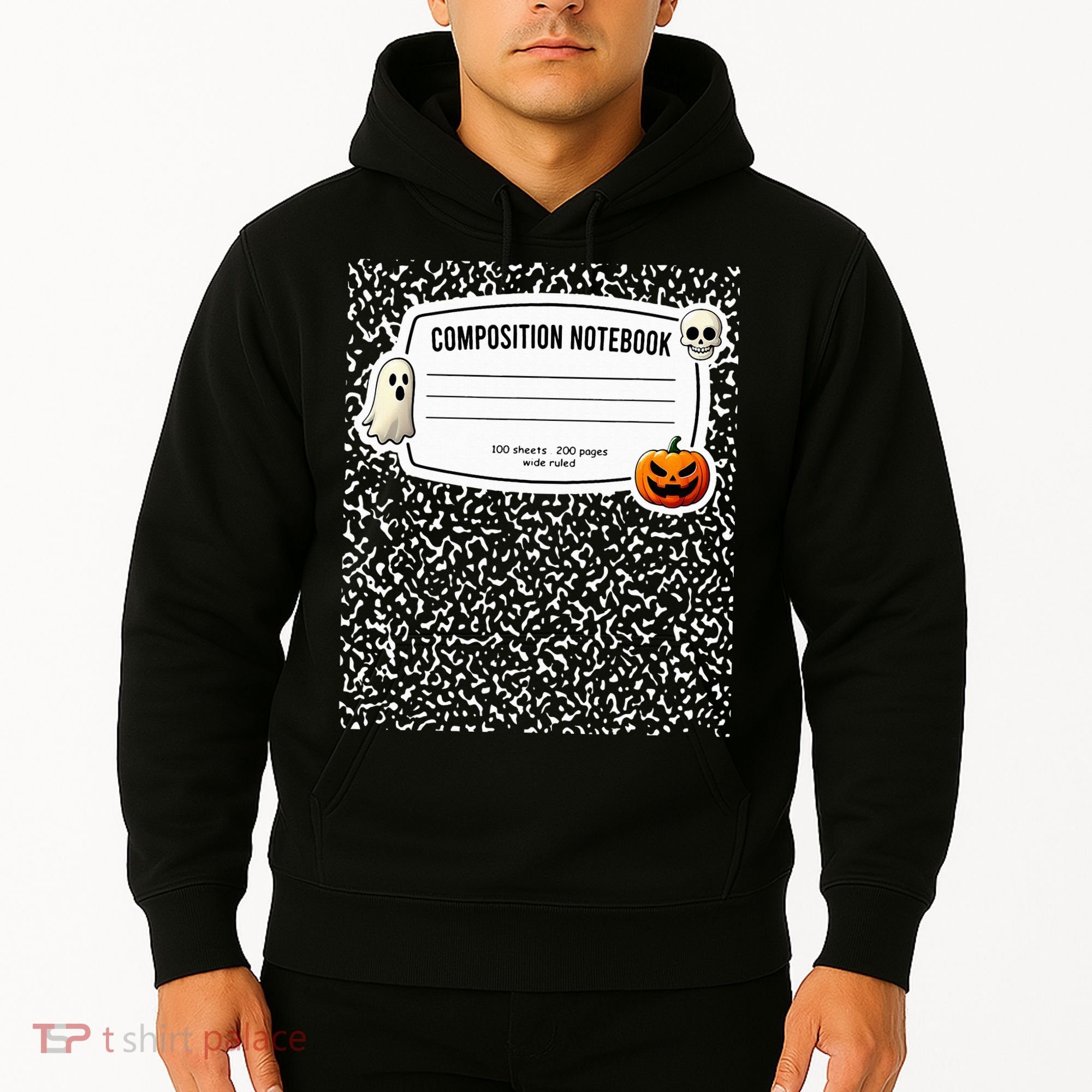 Composition Notebook Costume Adult Halloween For Teachers Hoodie