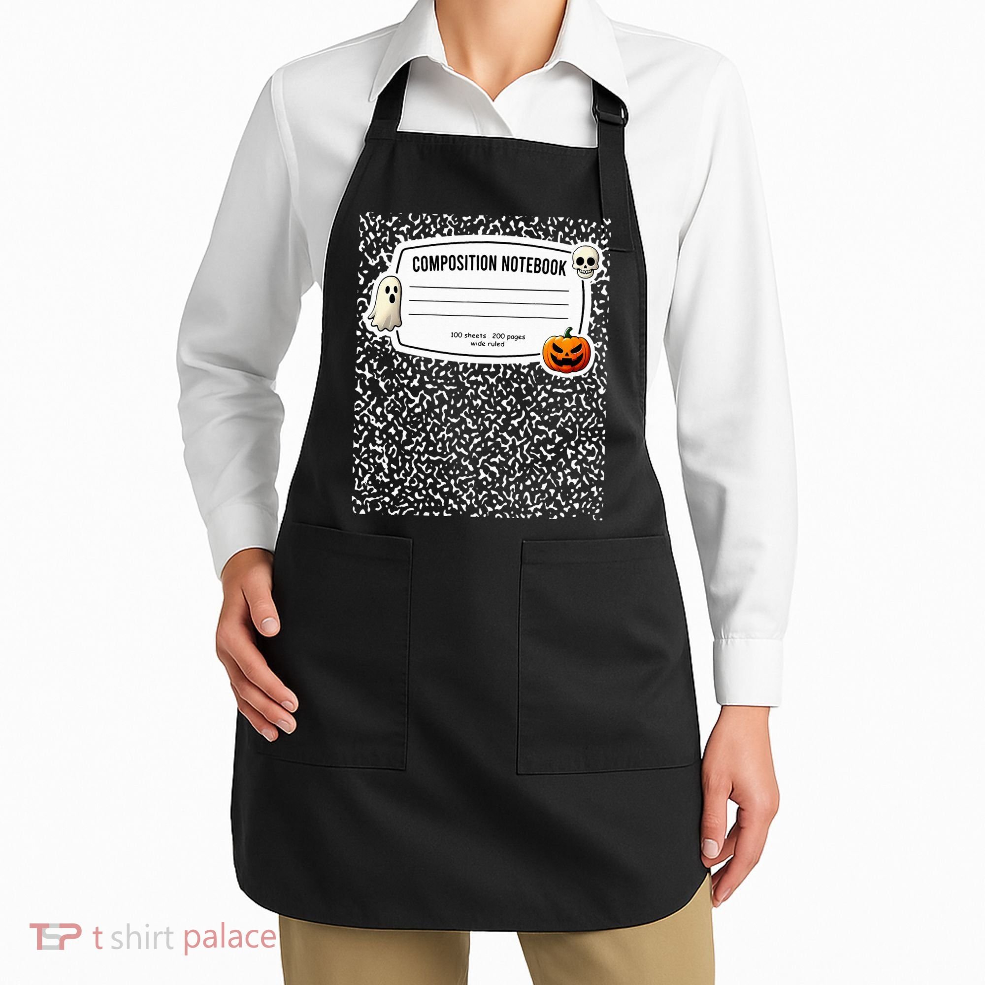 Composition Notebook Costume Adult Halloween For Teachers Apron