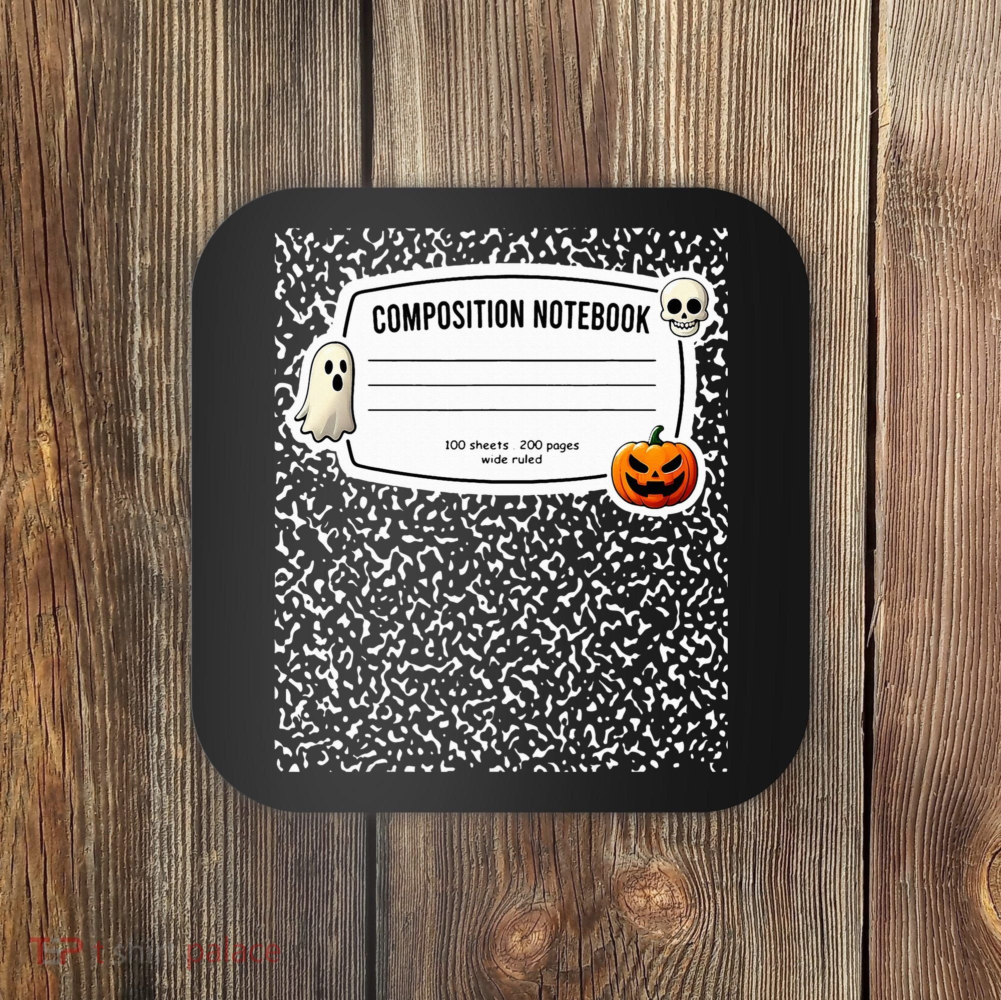 Composition Notebook Costume Adult Halloween For Teachers Coaster