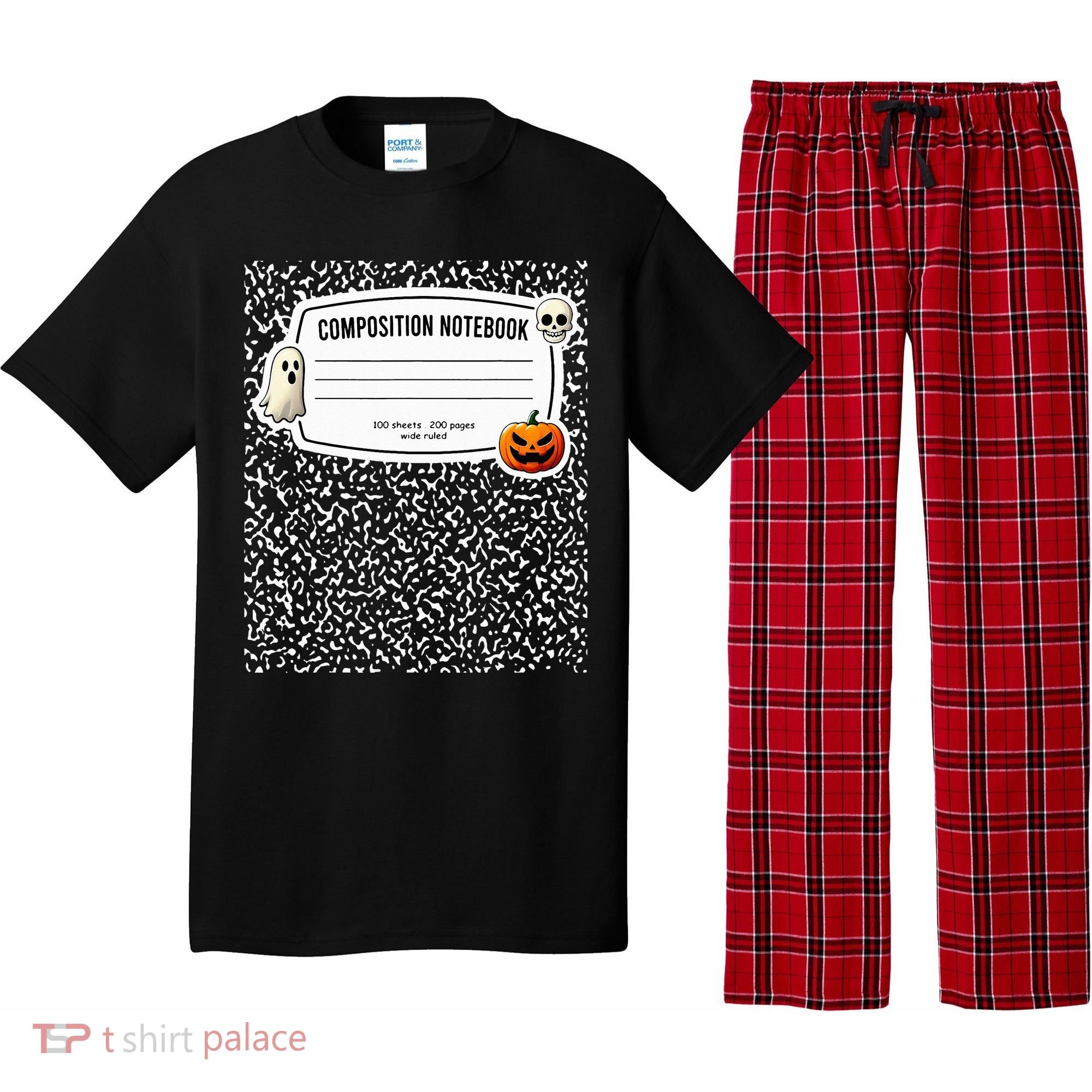 Composition Notebook Costume Adult Halloween For Teachers Pajama Set