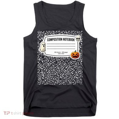 Composition Notebook Costume Adult Halloween For Teachers Tank Top