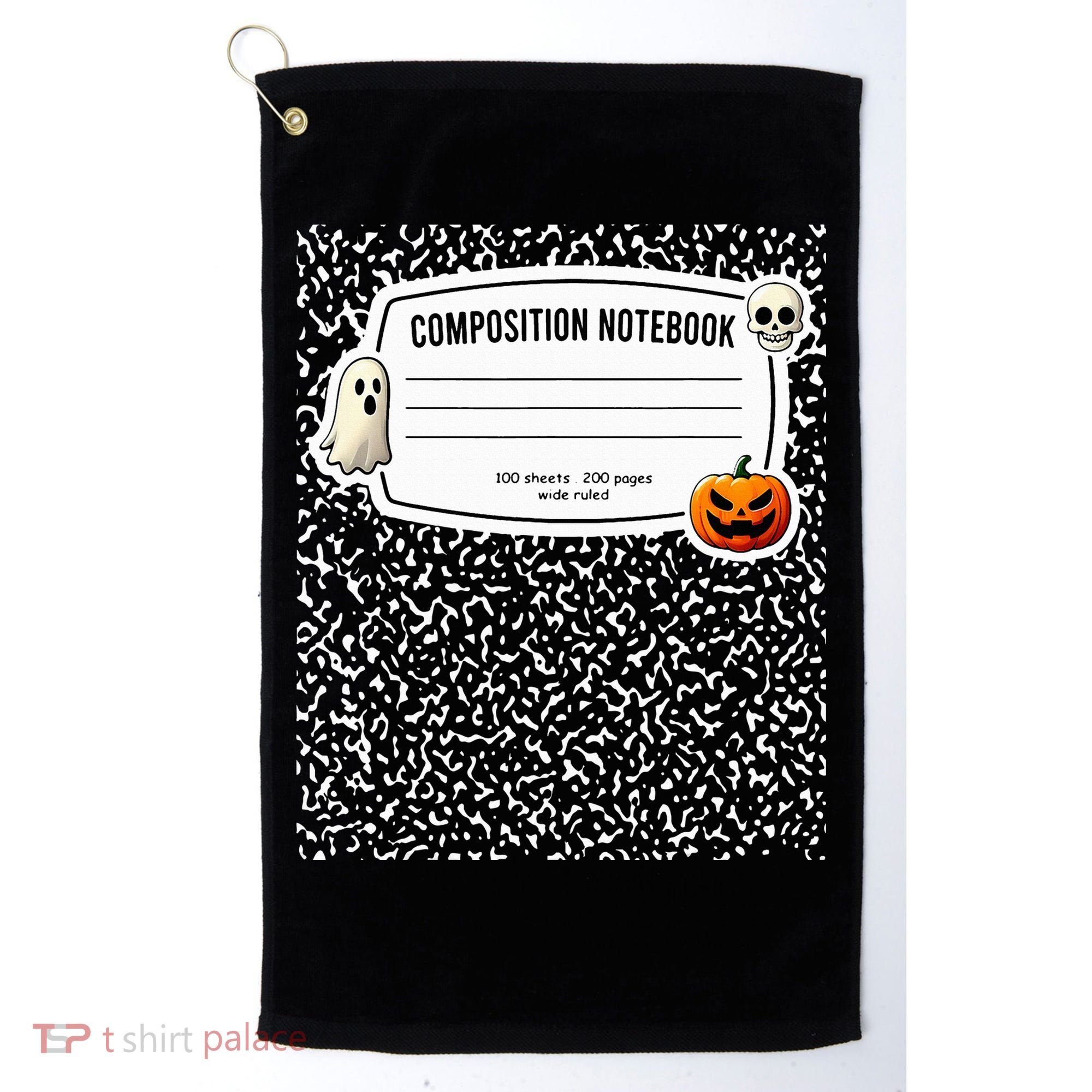 Composition Notebook Costume Adult Halloween For Teachers Golf Towel