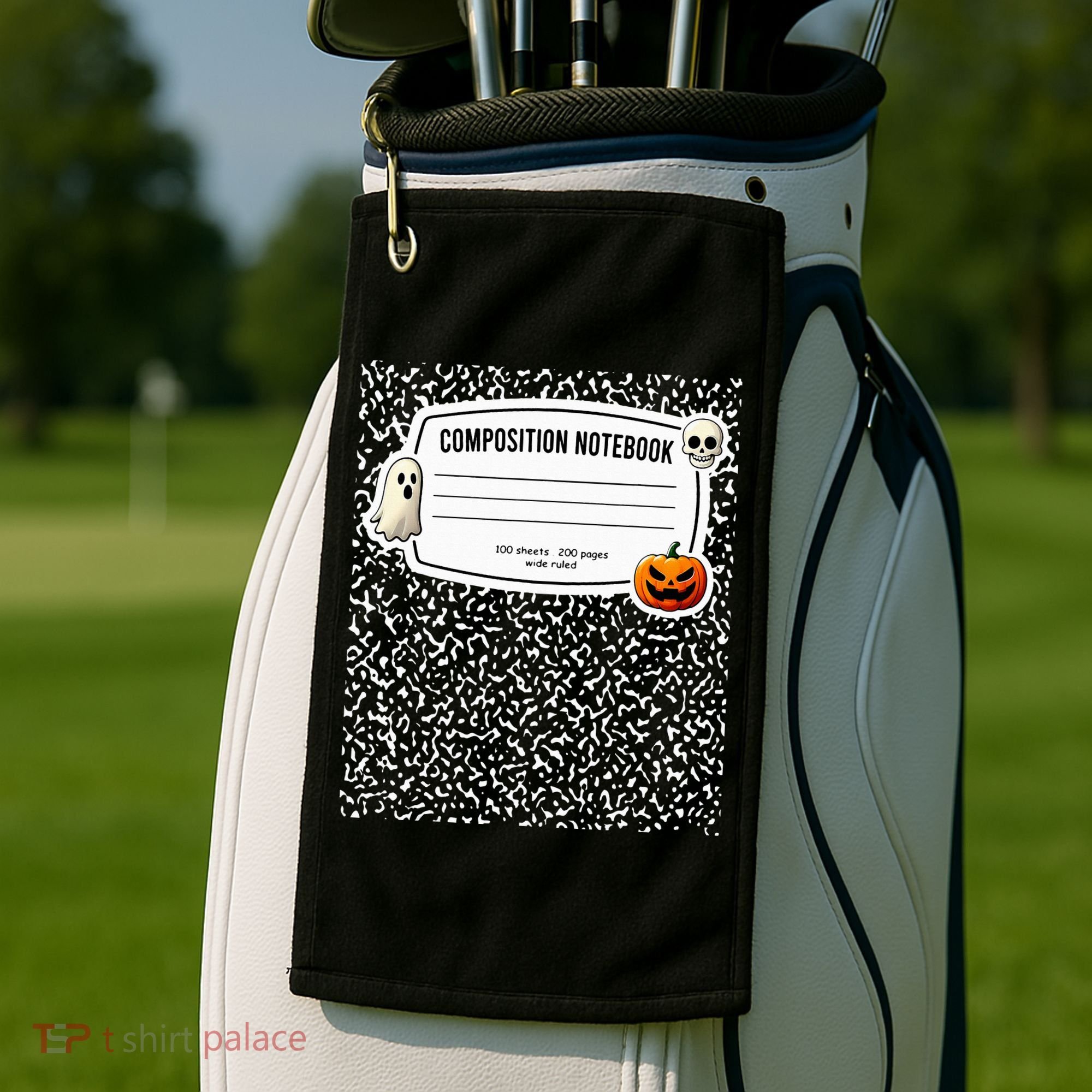 Composition Notebook Costume Adult Halloween For Teachers Golf Towel